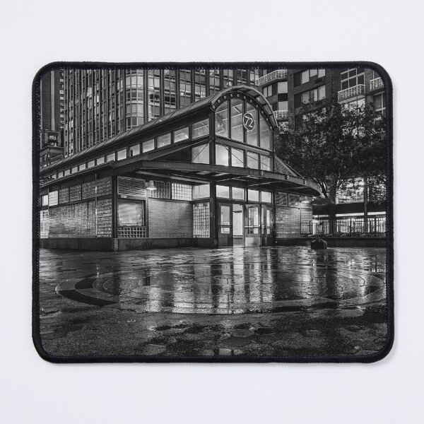 Item preview, Night Scene at 72nd Street Station B+W designed and sold by Gerard Fornarotto.