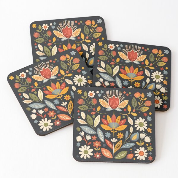Item preview, Scandinavian Folk Art, Fairy-tale Forest designed and sold by xiao xuans.
