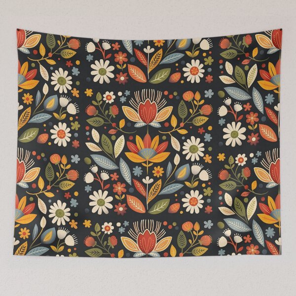Item preview, Scandinavian Folk Art, Fairy-tale Forest designed and sold by xiao xuans.