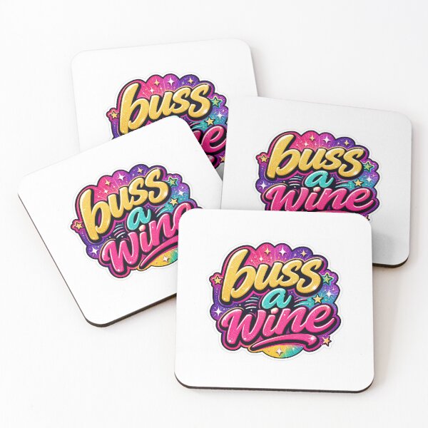 Item preview, Buss a Wine Glitter Sticker designed and sold by NikkiLeeCustom.