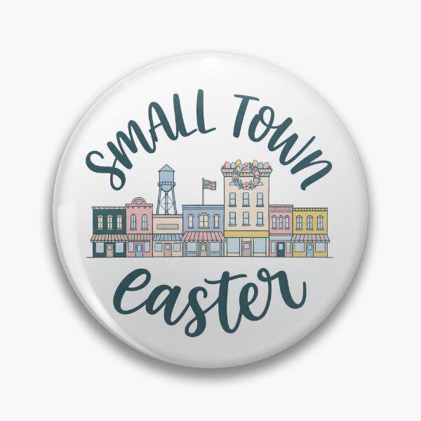 Item preview, Small Town Patriot – American Small Town Life Vintage Design designed and sold by StickerNestYou.