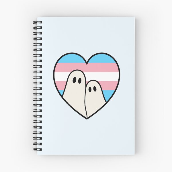Item preview, Trans Ghost love – Halloween LGBTQ Pride Heart designed and sold by Cannaxes Studio.