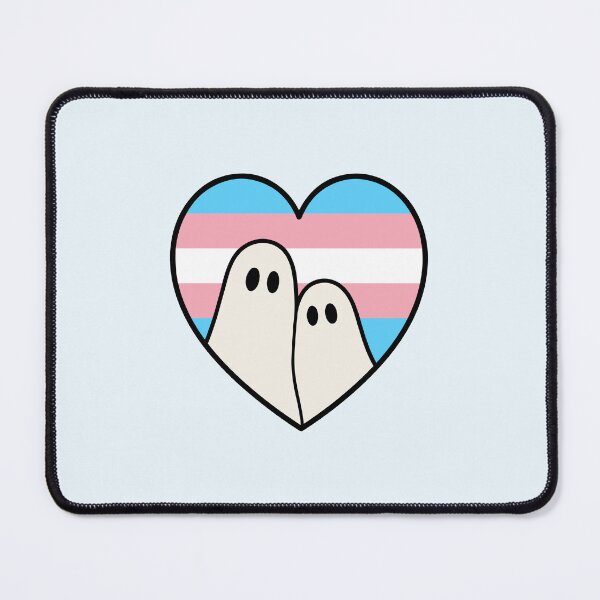 Item preview, Trans Ghost love – Halloween LGBTQ Pride Heart designed and sold by Cannaxes Studio.