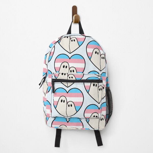 Item preview, Trans Ghost love – Halloween LGBTQ Pride Heart designed and sold by Cannaxes Studio.