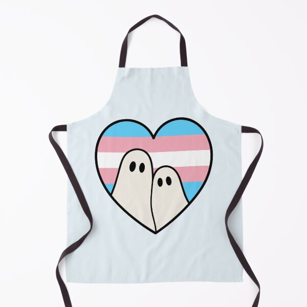 Item preview, Trans Ghost love – Halloween LGBTQ Pride Heart designed and sold by Cannaxes Studio.
