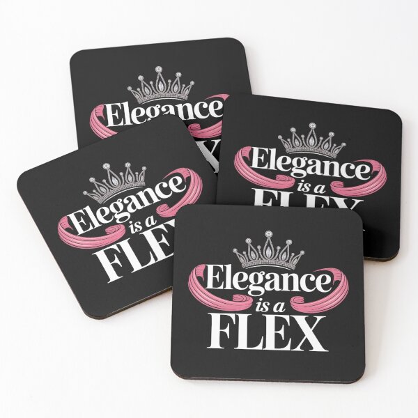 Item preview, Elegance Is a Flex. Luxury Feminine Quote designed and sold by Aarvya Fashion Club ( A.F.C ).