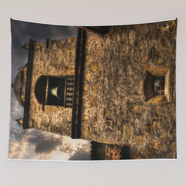 Item preview, Ancient Stone Bell Tower Under a Dramatic Sky designed and sold by Kimberly Palmer.