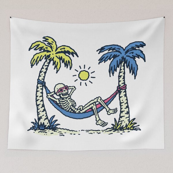 Item preview, Skeleton Summer Tropical Vacation designed and sold by trajeado14.