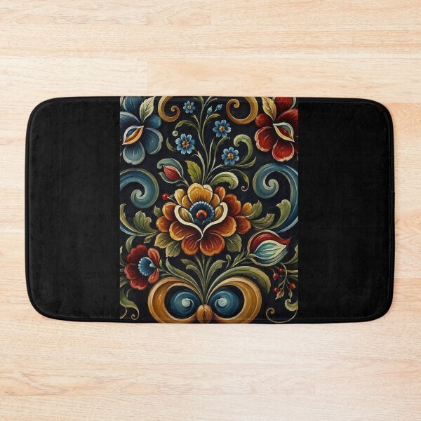 Item preview, Norwegian Rosemaling Oil On,Norwegian Blue Telemark Rosemaling  designed and sold by Owneysweet.