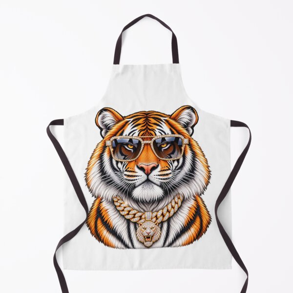 Item preview, Luxury Tiger with Diamond Sunglasses and Gold Chain designed and sold by will freed18.