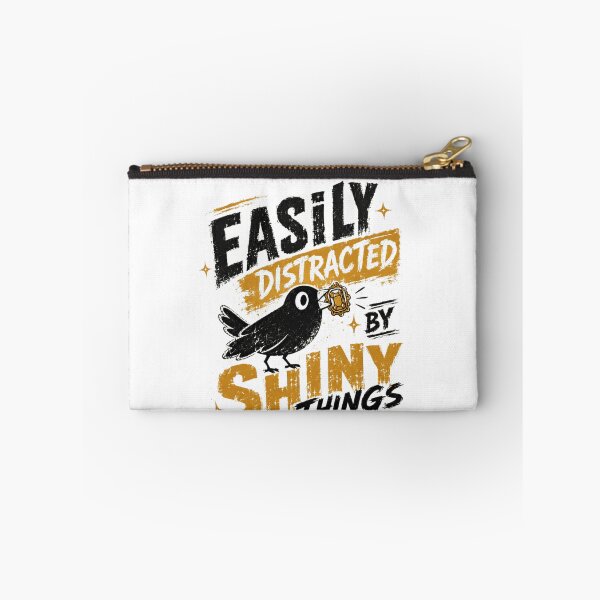 Item preview, Easily Distracted By Shiny Things Funny Humor Personality Neurodiversity designed and sold by RetroMini2026.