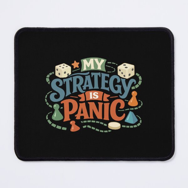 Item preview, My Strategy Is Panic Funny Gift for Gamers, Board Game Fans & Students designed and sold by stylishdzign.
