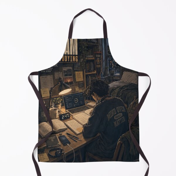 Item preview, 2:47 AM Still Studying - Late Night Grind Anime Lofi Aesthetic Poster designed and sold by wilnickvisuals.