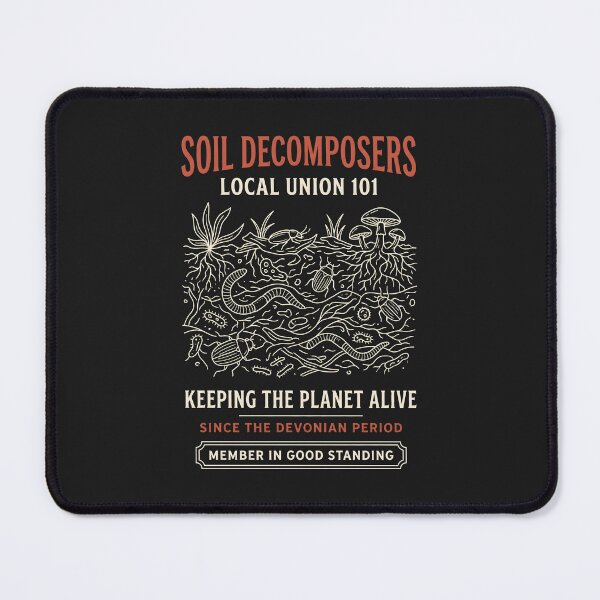 Item preview, Soil Decomposers - Cottagecore Gardening Science Humor designed and sold by SplashTastic.