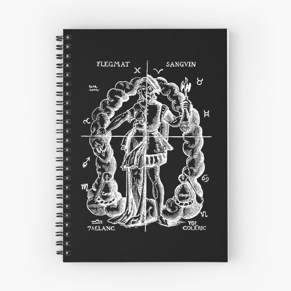 Item preview, Early Woodcut Medical History Theory of Four Humors designed and sold by Pixelchicken.