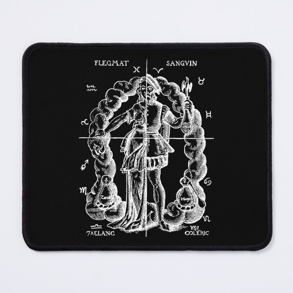 Item preview, Early Woodcut Medical History Theory of Four Humors designed and sold by Pixelchicken.