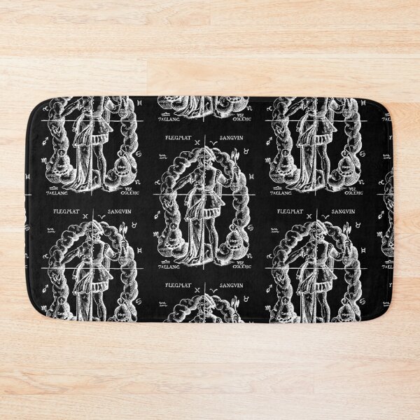 Item preview, Early Woodcut Medical History Theory of Four Humors designed and sold by Pixelchicken.
