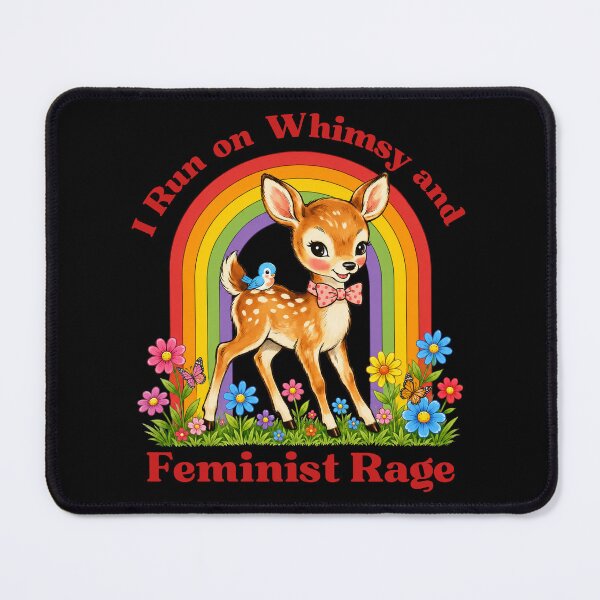 Item preview, Coquette I Run On Whimsy And Feminist Rage Cute designed and sold by zwawji.