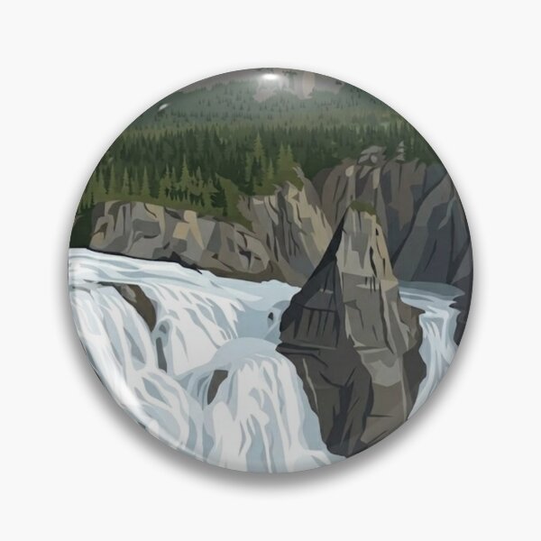 Item preview, Nahanni National Park Northwest Territories Travel Stamp  designed and sold by VoglR.