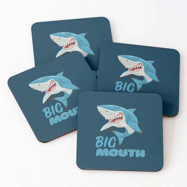 Item preview, Big Mouth (on Navy) designed and sold by PawsitiveMum3.