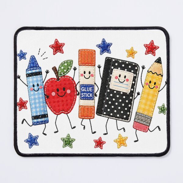 Item preview, Cute School Supplies Apple Pencil Crayon Teacher Classroom T-Shirt designed and sold by yerdhalo.