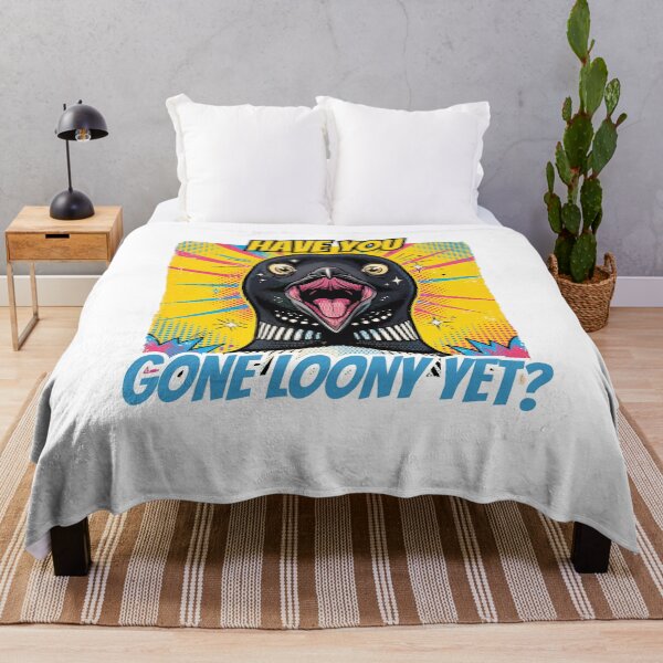 Item preview, Have You Gone Loony Yet? Funny Loon Bird Pop Art Birder Shirt Birdwatching Pun Twitcher Gift designed and sold by Neurospicy Trolls.