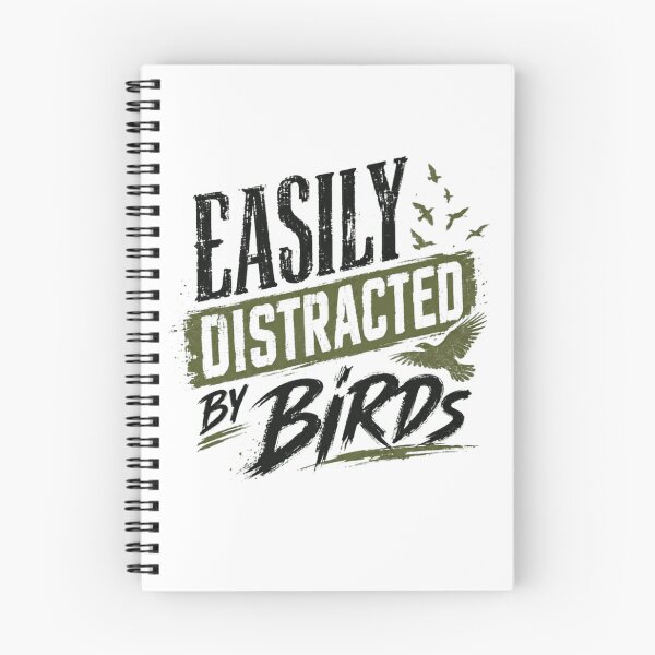 Item preview, Easily Distracted By Birds Birdwatcher Ornithologist designed and sold by RetroMini2026.