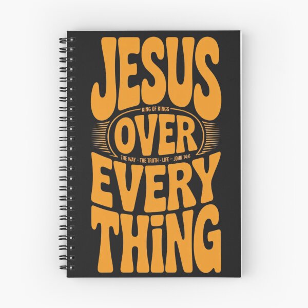 Item preview, Jesus Over Everything | Christian Faith Streetwear Typography designed and sold by TheSilmarillion.