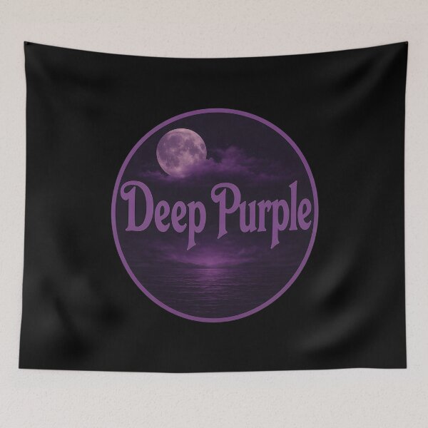 Item preview, Deep Purple Moon Clouds Rock Band-18 designed and sold by ChevalierIzyy.