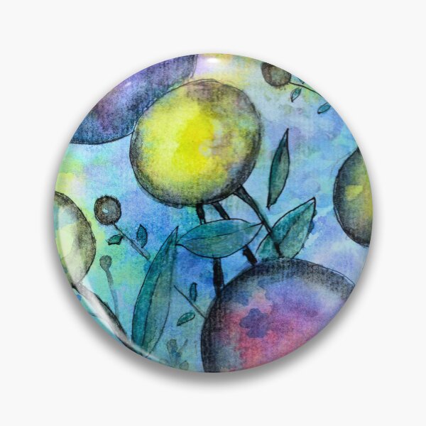 Item preview, Chromatic Orchard | Colourful Botanical Watercolour designed and sold by ArithraStudio.
