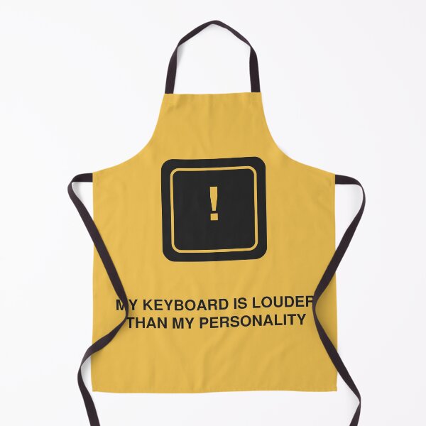 Item preview, My Keyboard Is Louder Than My Personality designed and sold by Adrplatinium.