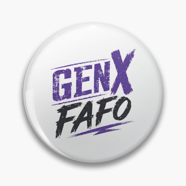Item preview, Gen X FAFO Generation X Attitude Sarcastic Xennial Saying designed and sold by RetroMini2026.