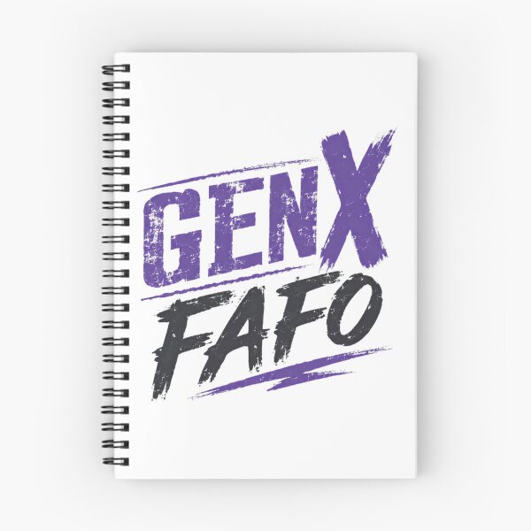 Item preview, Gen X FAFO Generation X Attitude Sarcastic Xennial Saying designed and sold by RetroMini2026.
