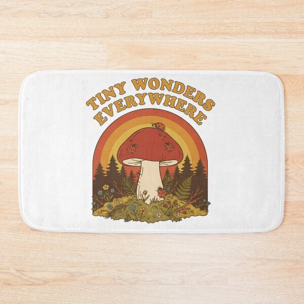 Item preview, Mushroom And Ladybugs Botanical Forest Print designed and sold by SHOP-Corner.