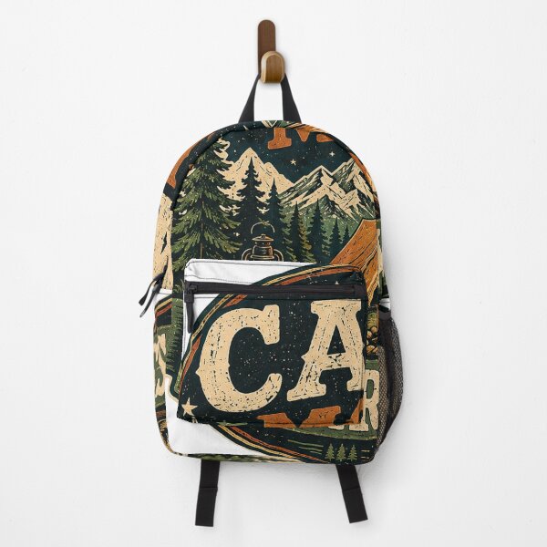 Item preview, Camp More Worry Less Vintage Camping Mountain Adventure Design designed and sold by RobertArt08.