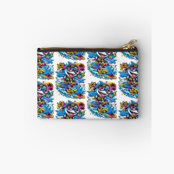Item preview, Surfing Shark Graffiti Tropical Street Art designed and sold by JMDG Studio.