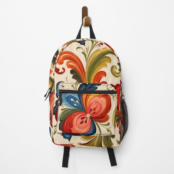Item preview, Norwegian Blue Telemark Rosemaling ,Rosemaling Blue and Red  designed and sold by Owneysweet.