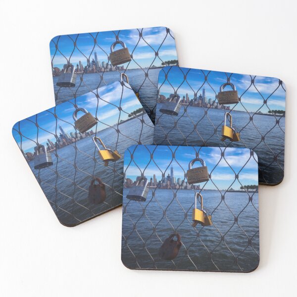 Item preview, Manhattan Skyline Love Padlocks NYC designed and sold by eleonoraingrid.
