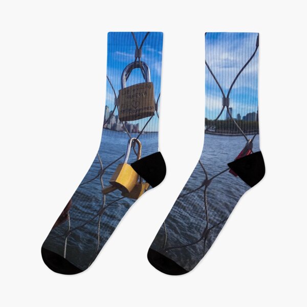 Item preview, Manhattan Skyline Love Padlocks NYC designed and sold by eleonoraingrid.