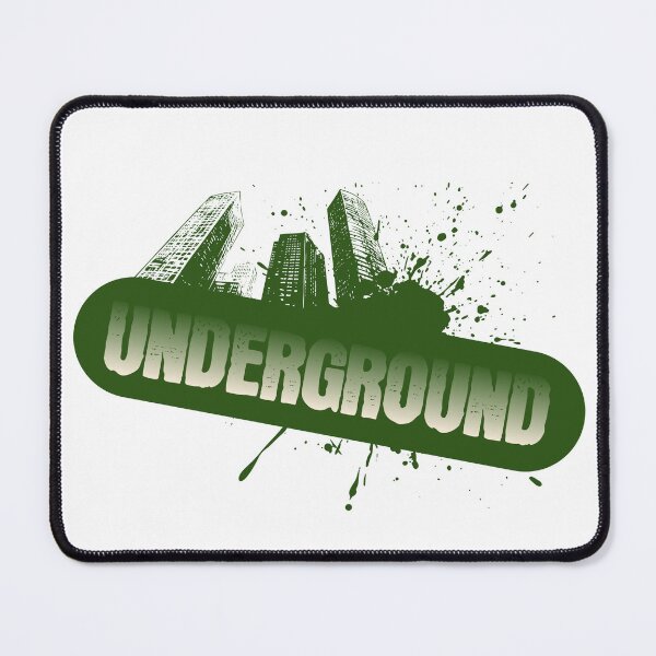 Item preview, Underground Y2K Frutiger Metro Urban Cityscape Green Grunge Banner designed and sold by Pics'Elle Creations.