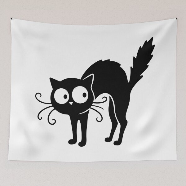 Item preview, A cat with its fur standing on end designed and sold by Visual-Elixir.