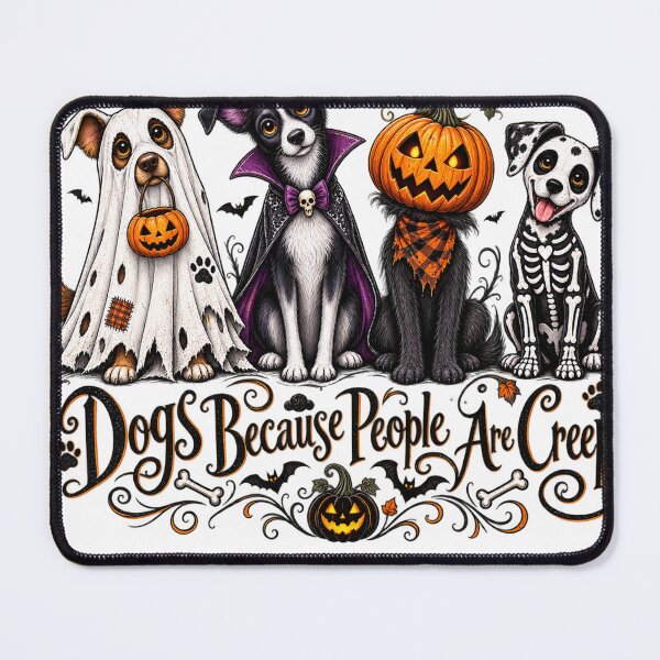 Item preview, Dogs Because People Are Creepy – Funny Halloween Dog Costume Design designed and sold by will freed18.