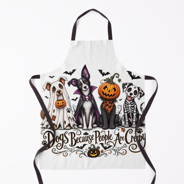 Item preview, Dogs Because People Are Creepy – Funny Halloween Dog Costume Design designed and sold by will freed18.