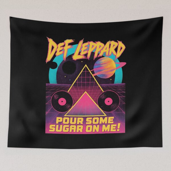 Item preview, Def Leppard Pour Some Sugar On Me 80s Synthwave -96 designed and sold by ChevalierIzyy.