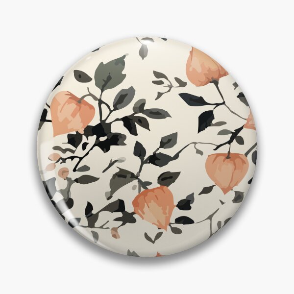 Item preview, Chinese Lantern Flowers – Moody Botanical Watercolor designed and sold by FawnFeatherCo.