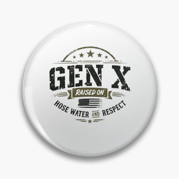 Item preview, Gen X Raised On Hose Water And Respect American Patriot designed and sold by RetroMini2026.