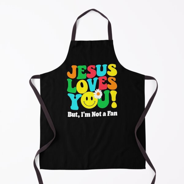 Item preview, JESUS LOVES YOU - I'M NOT A FAN designed and sold by Pickle Wicked Designs.