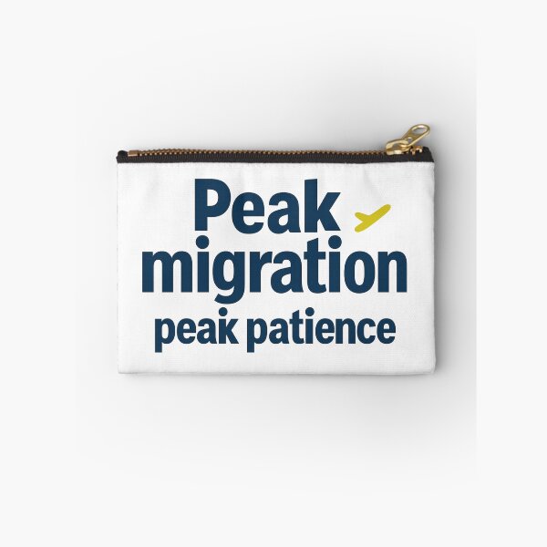 Item preview, Peak Migration, Peak Patience Birding Typography designed and sold by Ainbowz-Artwork.