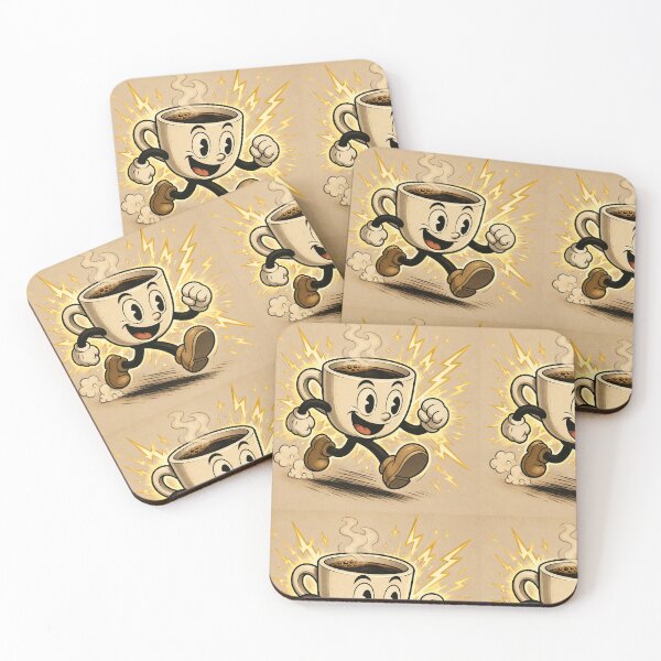 Item preview, Vintage 1930s Retro Cartoon Coffee Cup Character designed and sold by Ink-verse-.