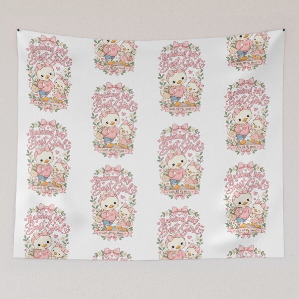 Item preview, Raising My Best Girl Duck Design designed and sold by TheOriginalCozyDuck.